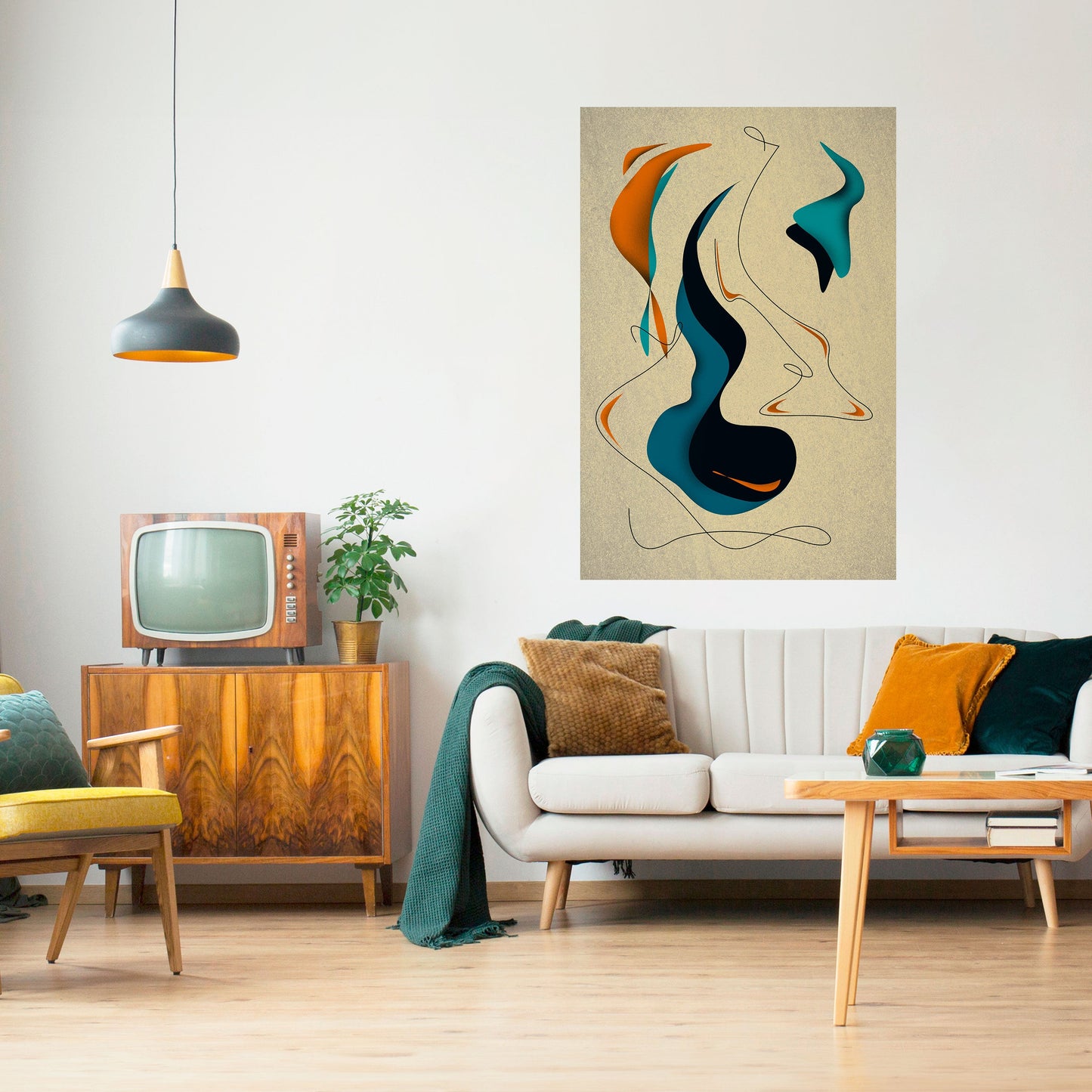 DREAMY DAZE Poster verticale staccabile e attaccabile