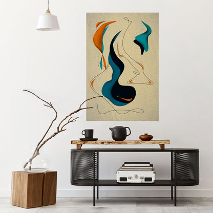 DREAMY DAZE Poster verticale staccabile e attaccabile