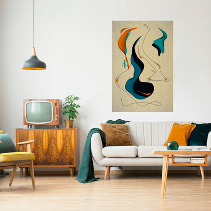 DREAMY DAZE Poster verticale staccabile e attaccabile