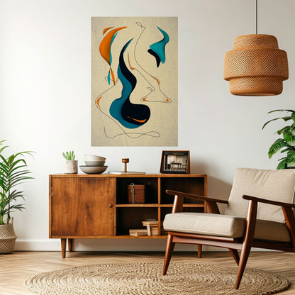 DREAMY DAZE Poster verticale staccabile e attaccabile