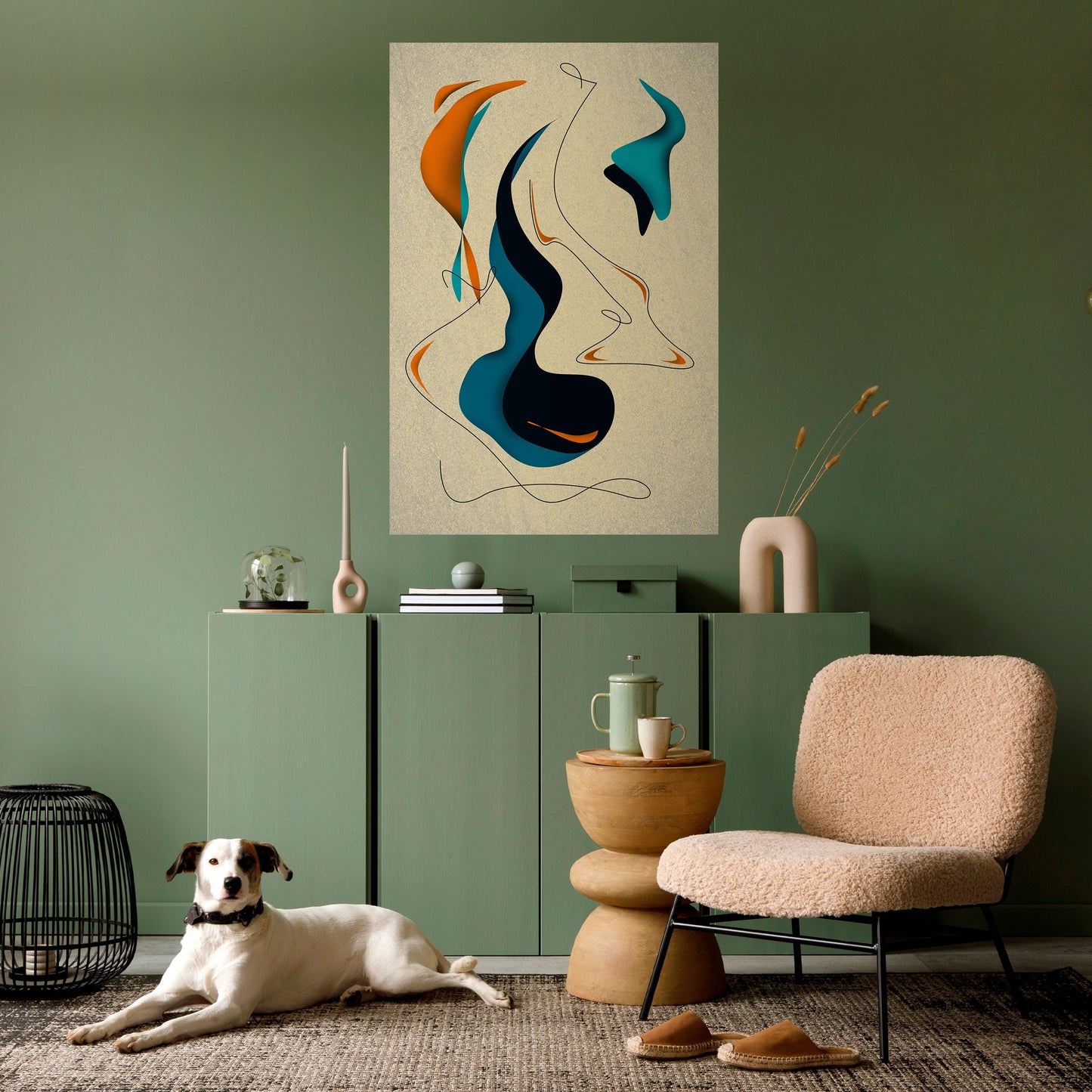 DREAMY DAZE Poster verticale staccabile e attaccabile