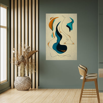 DREAMY DAZE Poster verticale staccabile e attaccabile