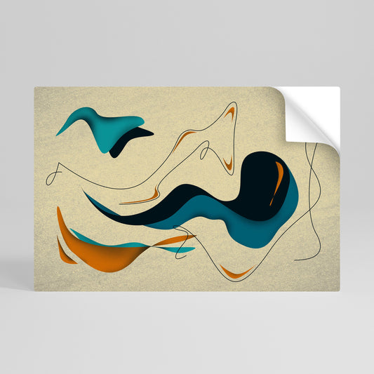 DREAMY DAZE Poster orizzontale staccabile e attaccabile