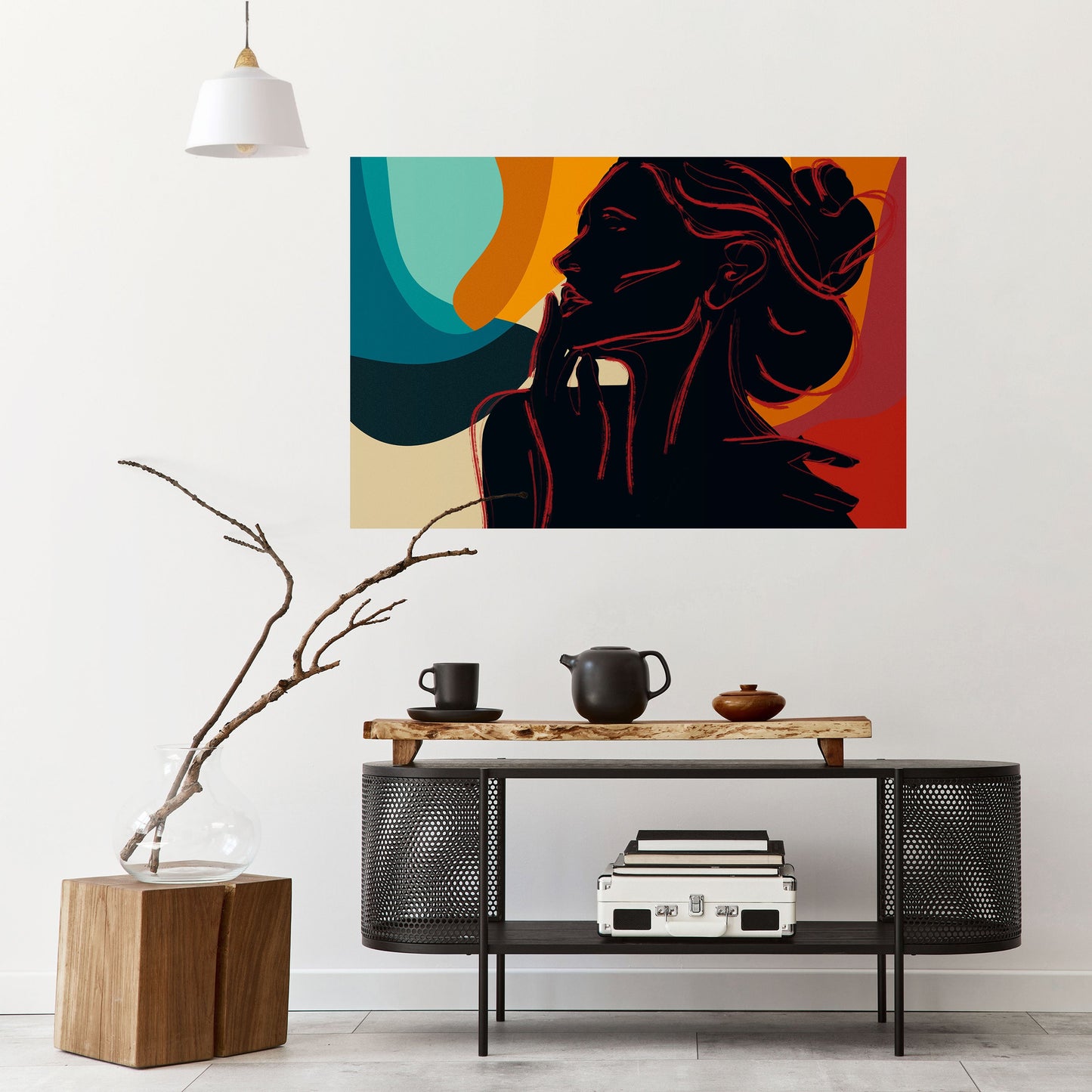 SILHOUETTE SONATA Poster orizzontale staccabile e attaccabile