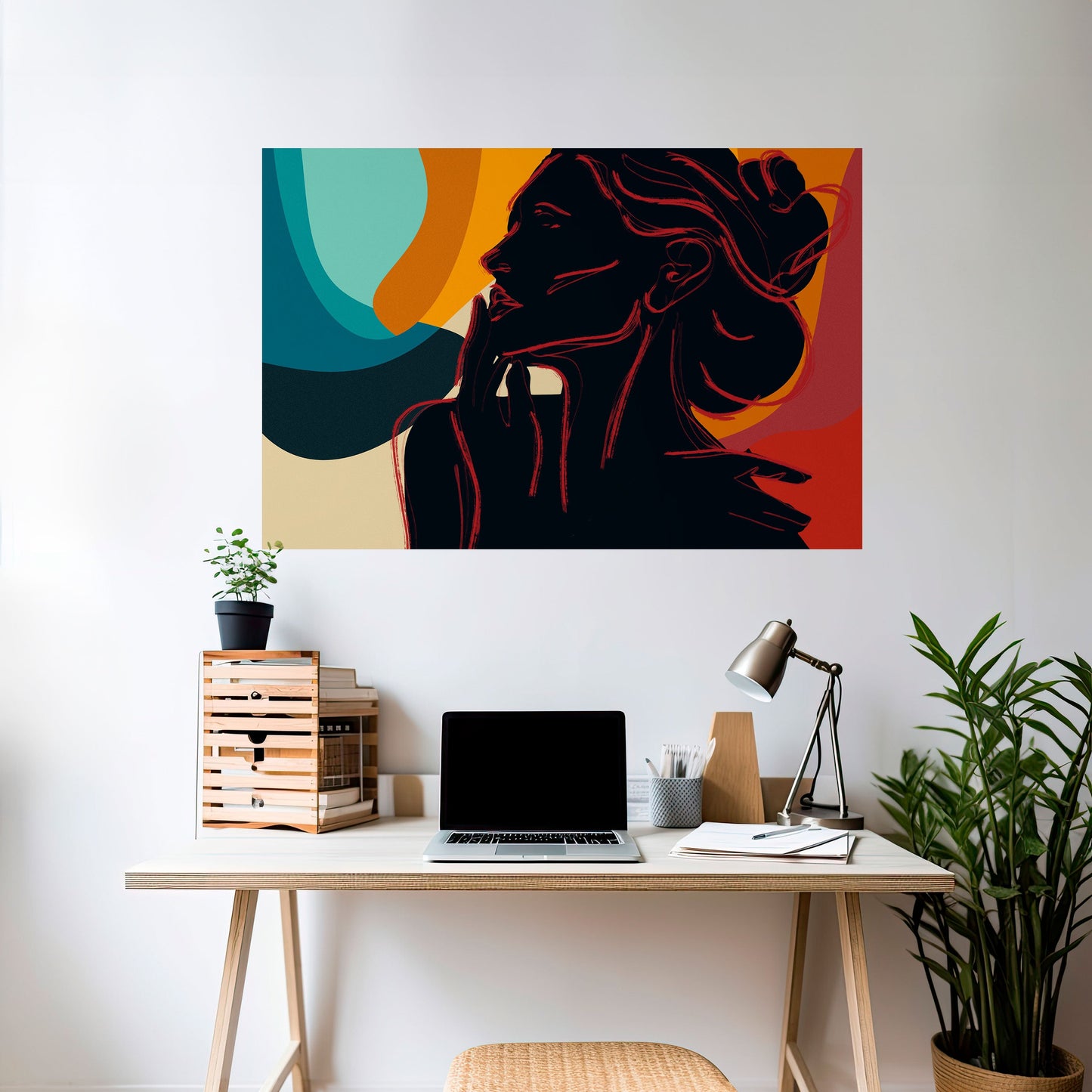SILHOUETTE SONATA Poster orizzontale staccabile e attaccabile