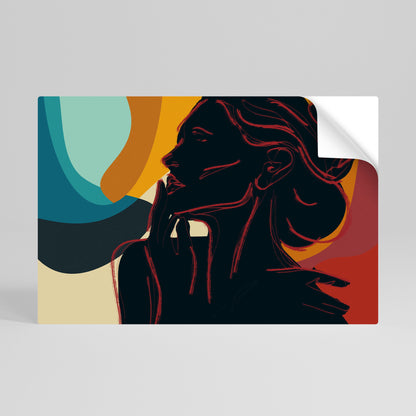 SILHOUETTE SONATA Poster orizzontale staccabile e attaccabile
