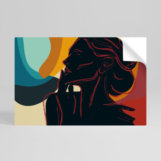SILHOUETTE SONATA Poster orizzontale staccabile e attaccabile