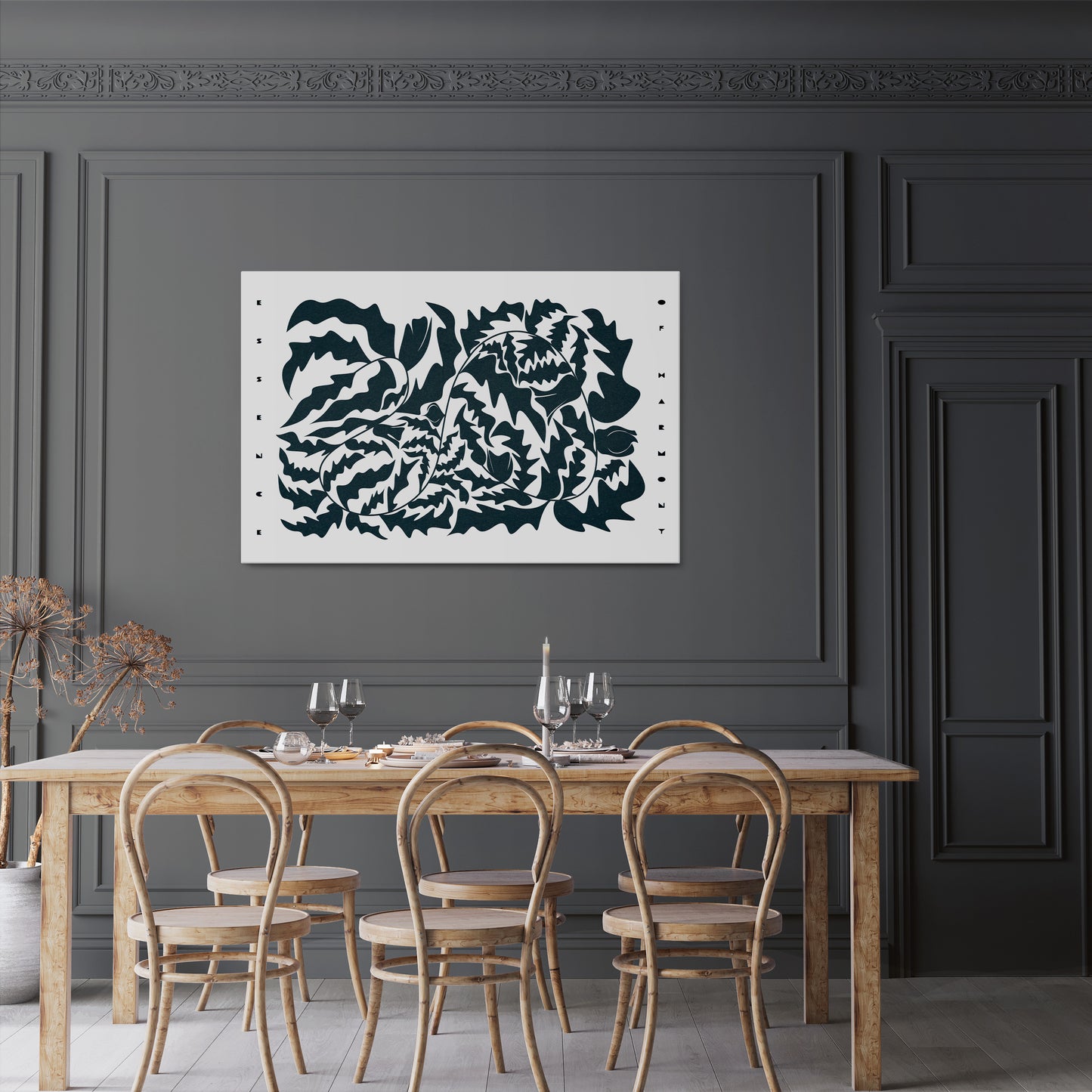 ETHEREAL ORNAMENT Stampa su tela orizzontale