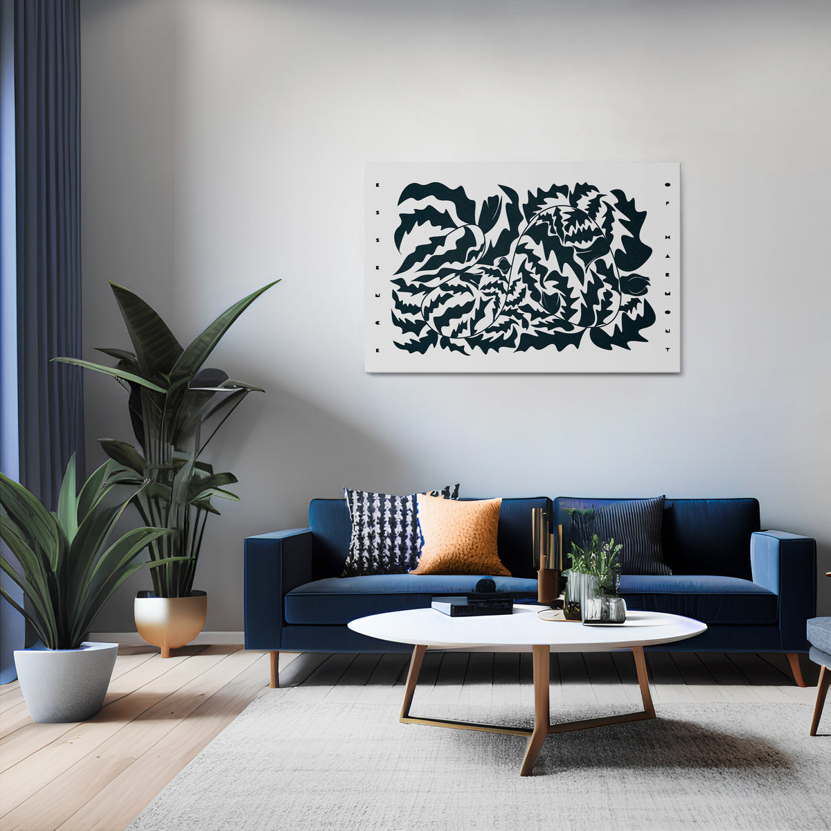 ETHEREAL ORNAMENT Stampa su tela orizzontale