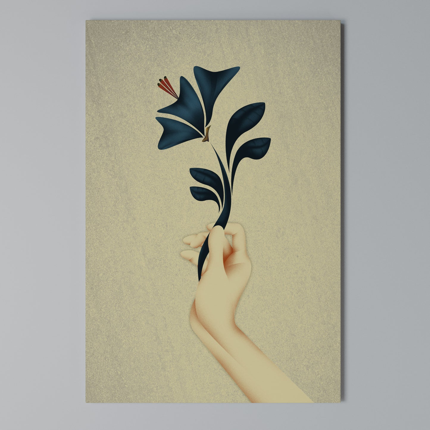 TAKE IT OR LEAF IT Stampa su Tela Verticale