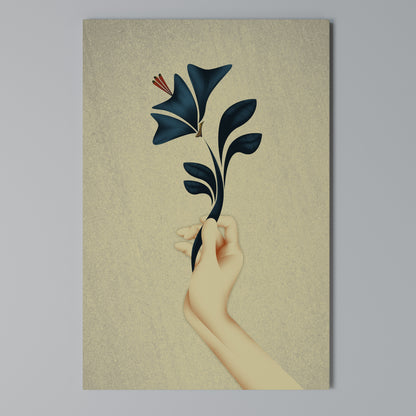 TAKE IT OR LEAF IT Stampa su Tela Verticale