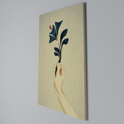 TAKE IT OR LEAF IT Stampa su Tela Verticale