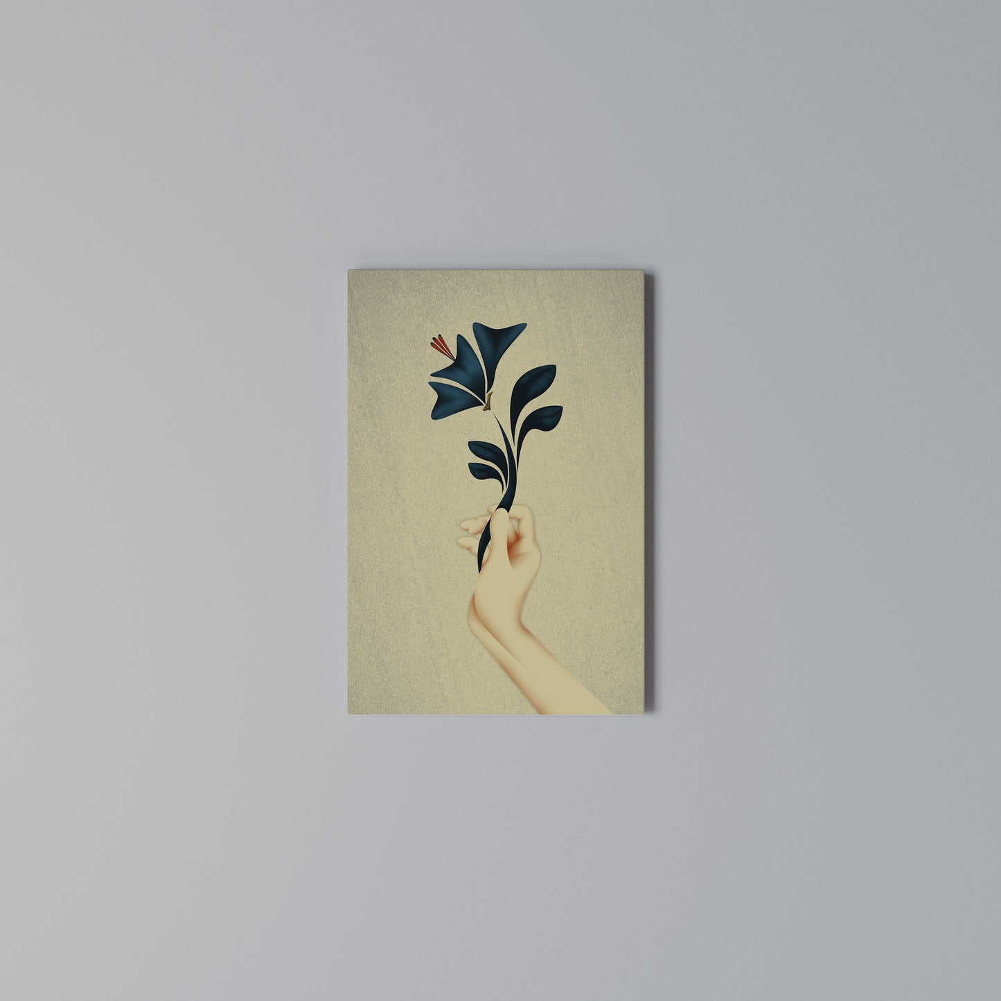 TAKE IT OR LEAF IT Stampa su Tela Verticale