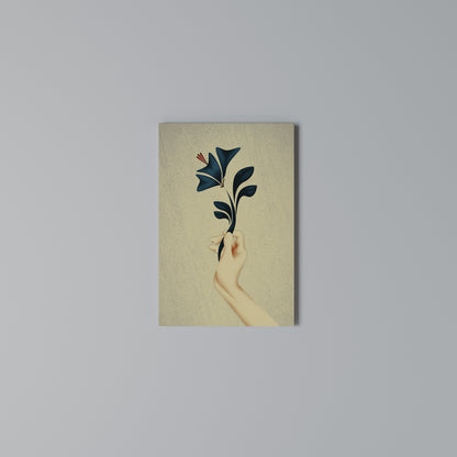 TAKE IT OR LEAF IT Stampa su Tela Verticale