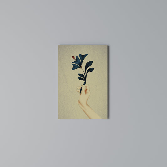 TAKE IT OR LEAF IT Stampa su Tela Verticale