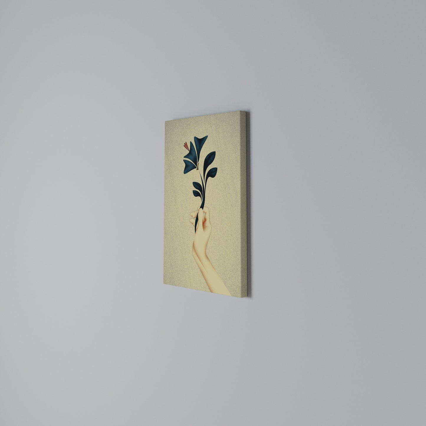 TAKE IT OR LEAF IT Stampa su Tela Verticale