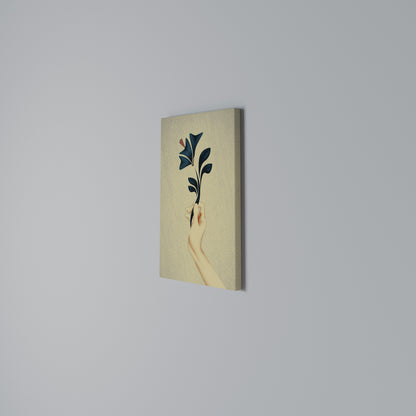 TAKE IT OR LEAF IT Stampa su Tela Verticale