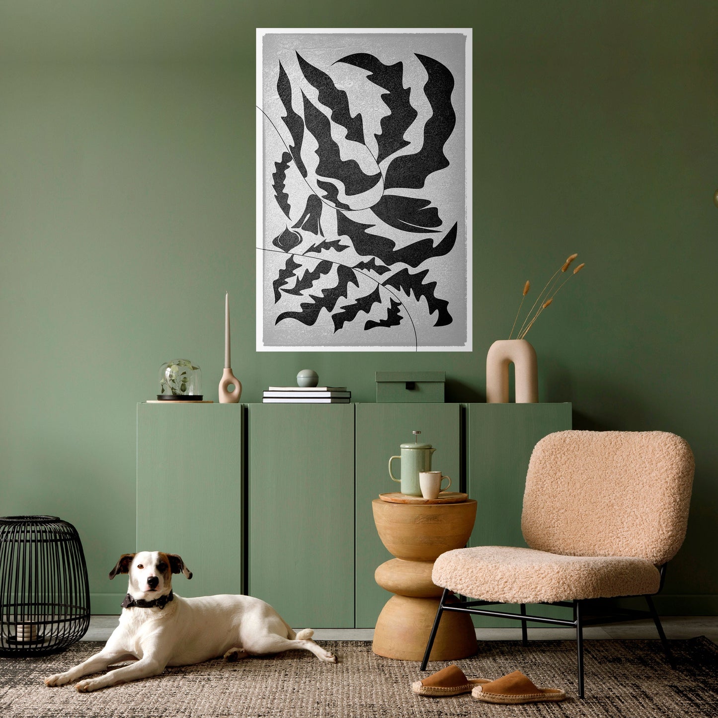 SHARP SHADOWS Poster verticale staccabile e attaccabile