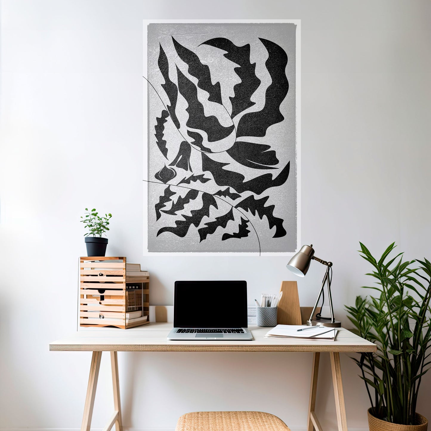SHARP SHADOWS Poster verticale staccabile e attaccabile