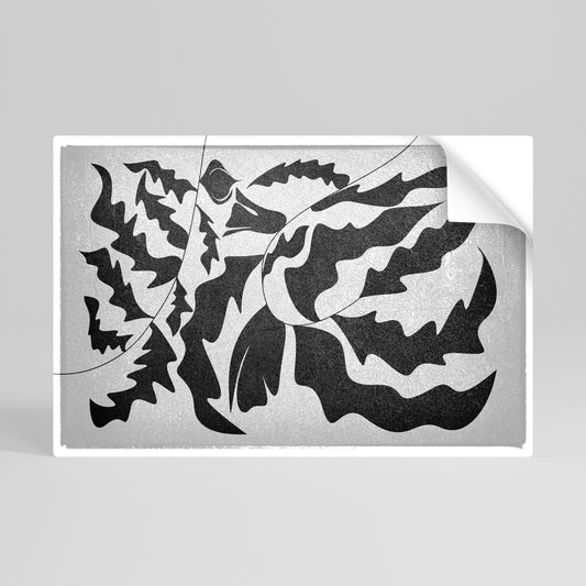 SHARP SHADOWS Poster orizzontale staccabile e attaccabile