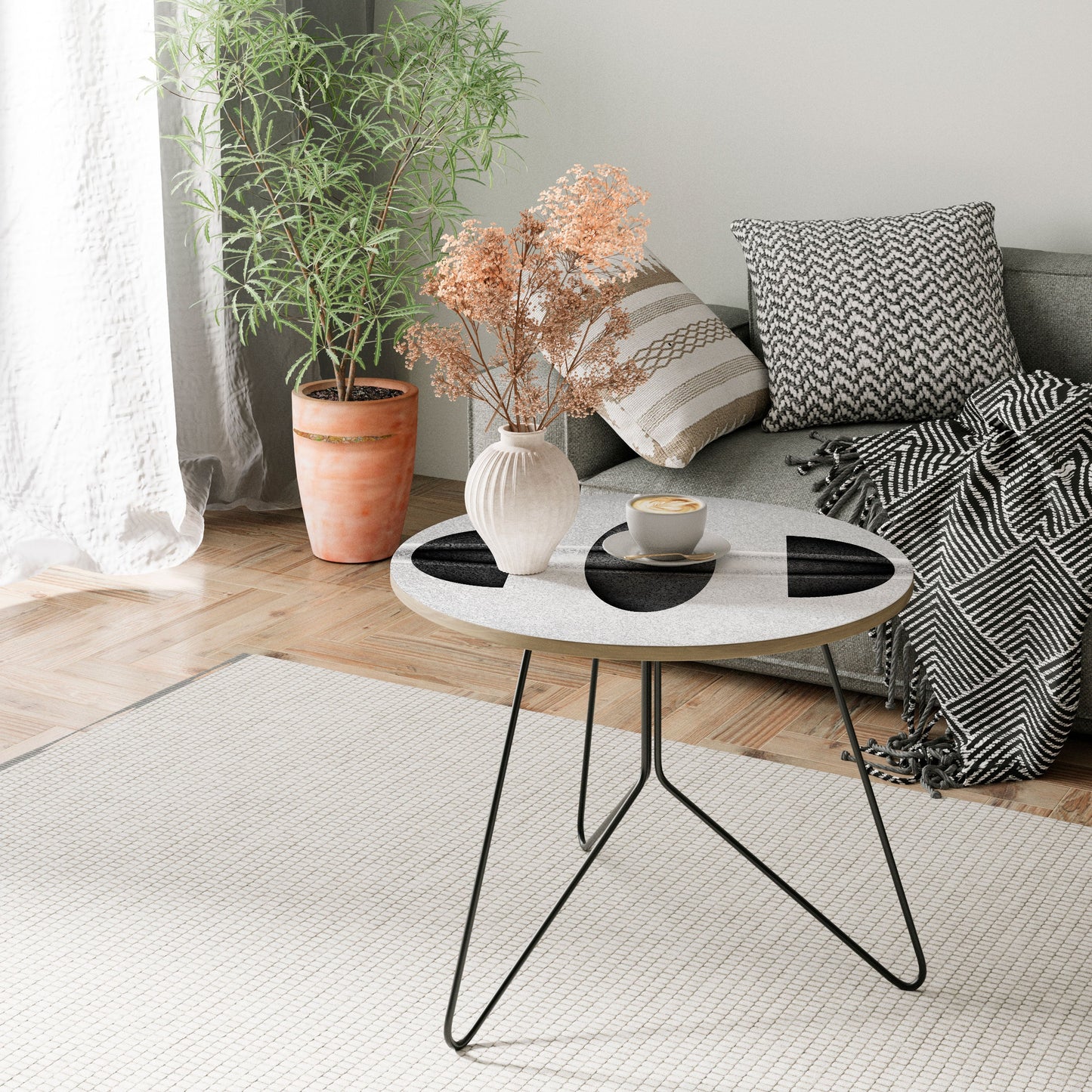 Tavolino da caffè grande OBSIDIAN ODYSSEY