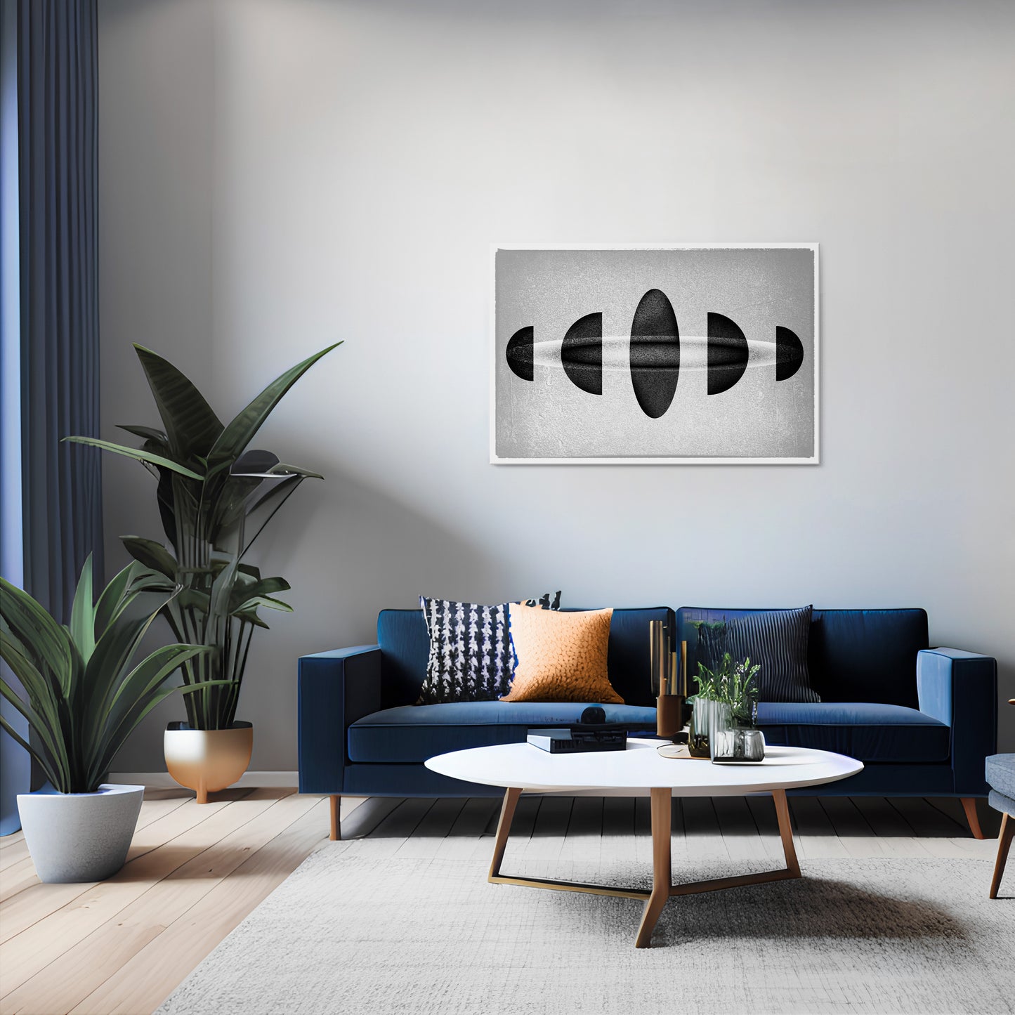 OBSIDIAN ODYSSEY Horizontal Canvas Print