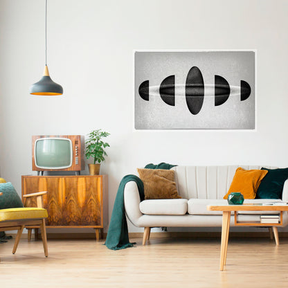 Poster orizzontale staccabile e attaccabile OBSIDIAN ODYSSEY