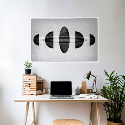 Poster orizzontale staccabile e attaccabile OBSIDIAN ODYSSEY