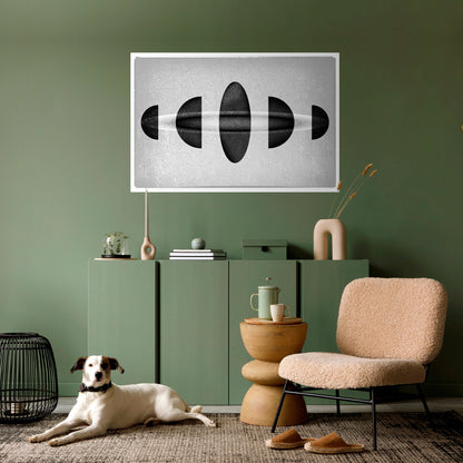 Poster orizzontale staccabile e attaccabile OBSIDIAN ODYSSEY