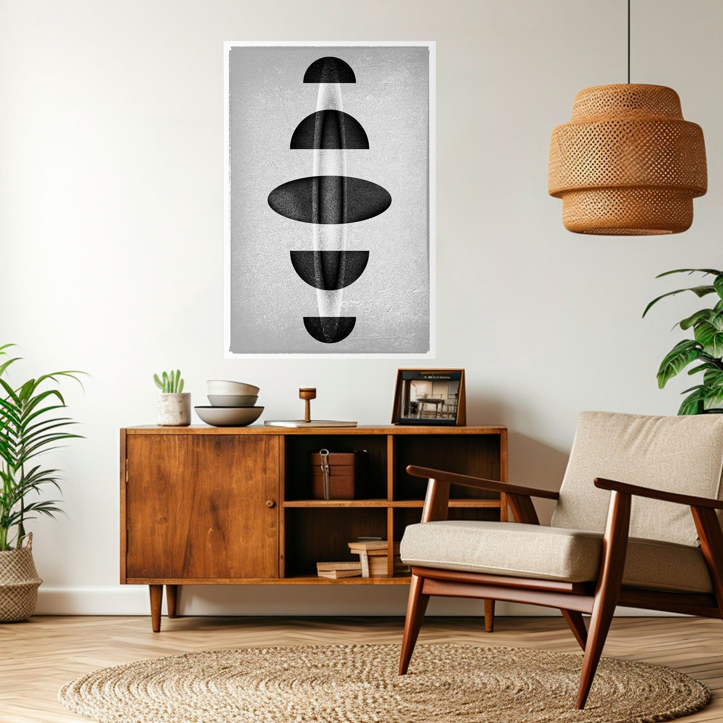 Poster verticale OBSIDIAN ODYSSEY stacca e attacca