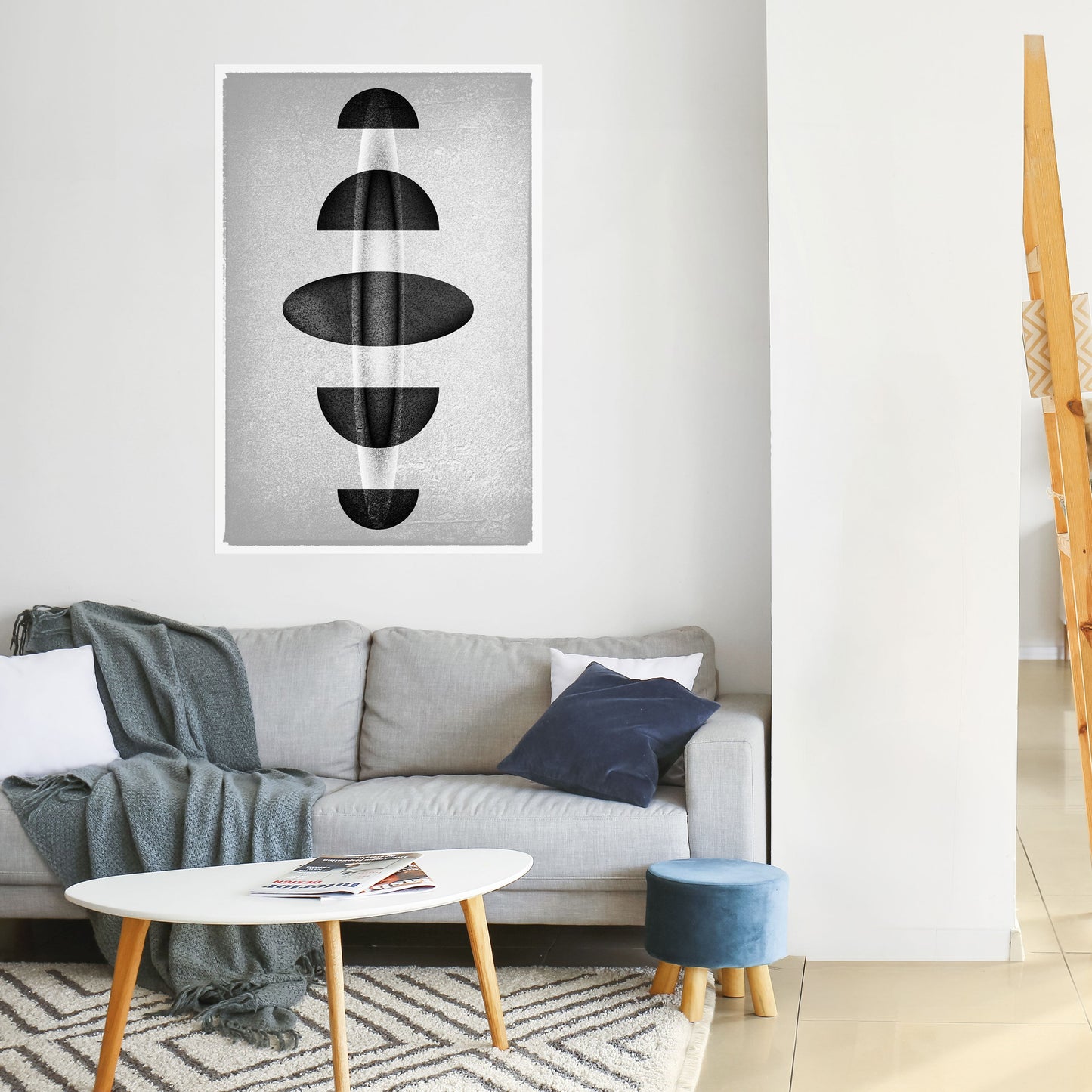 Poster verticale OBSIDIAN ODYSSEY stacca e attacca