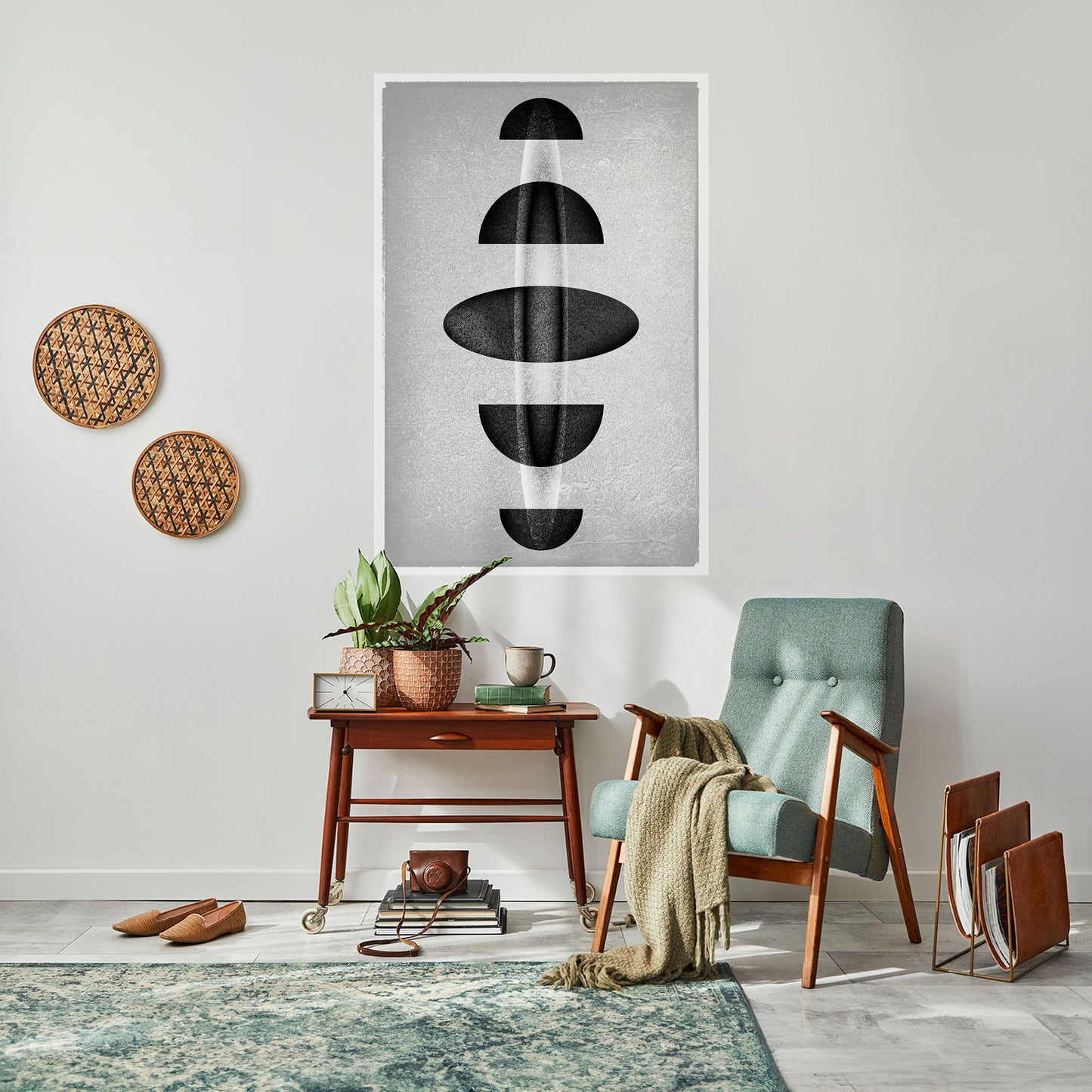 Poster verticale OBSIDIAN ODYSSEY stacca e attacca
