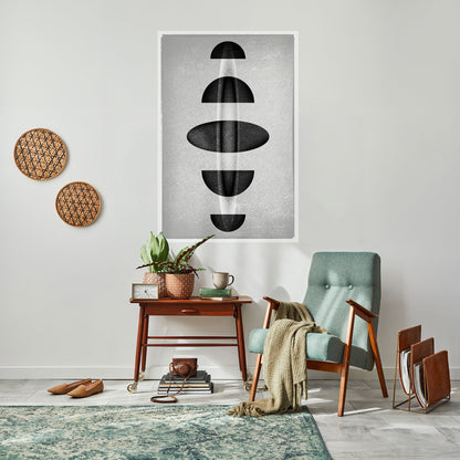Poster verticale OBSIDIAN ODYSSEY stacca e attacca