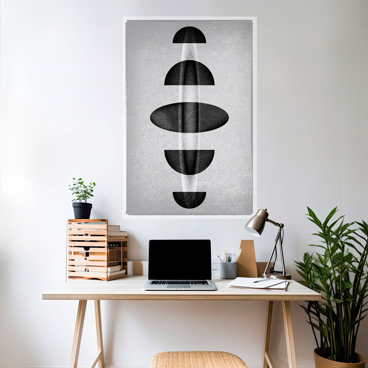 Poster verticale OBSIDIAN ODYSSEY stacca e attacca