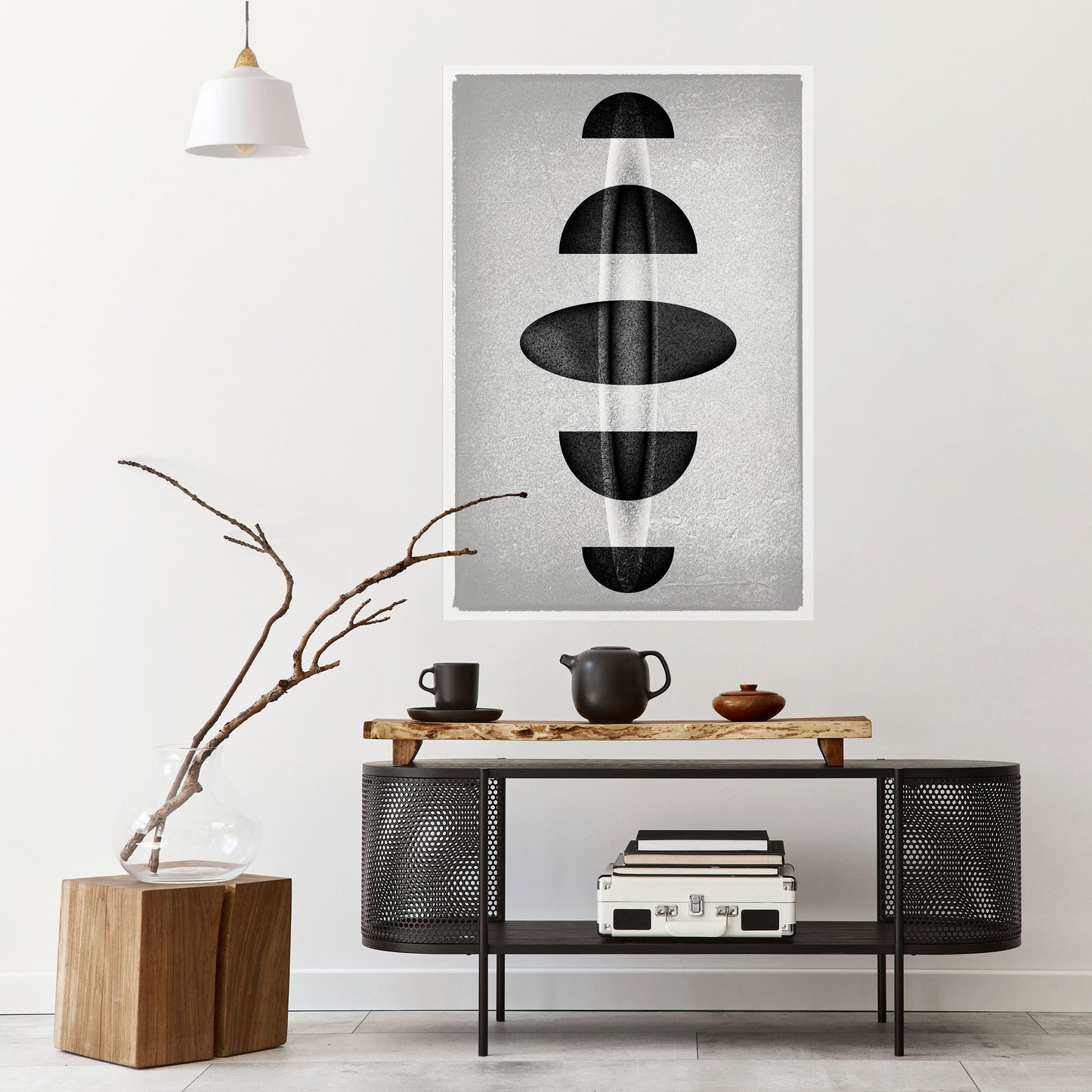 Poster verticale OBSIDIAN ODYSSEY stacca e attacca