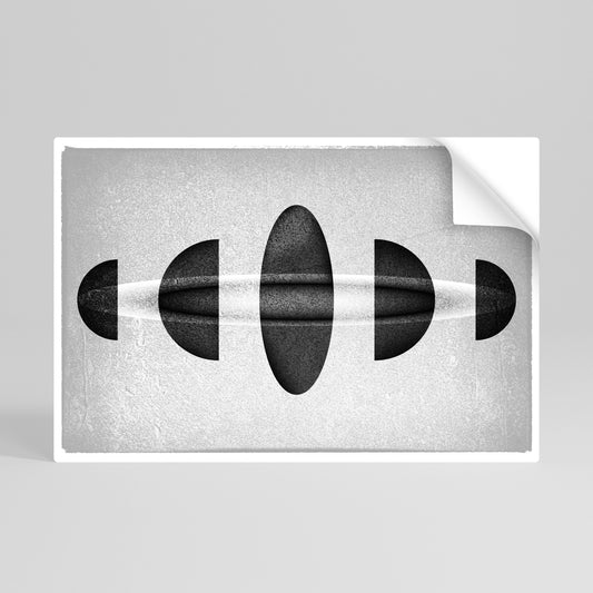 Poster orizzontale staccabile e attaccabile OBSIDIAN ODYSSEY