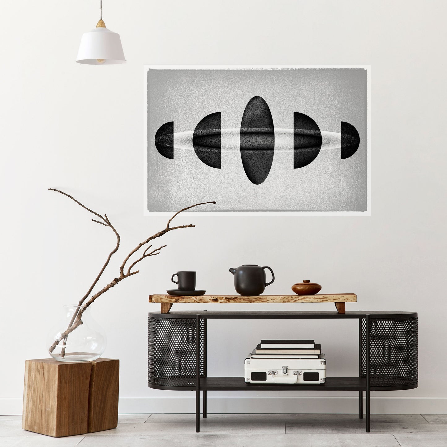 Poster orizzontale staccabile e attaccabile OBSIDIAN ODYSSEY