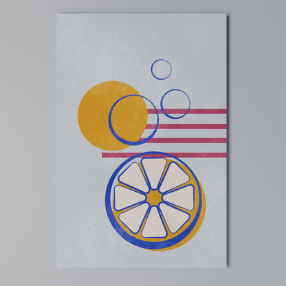 CITRUS SPARK Stampa su Tela Verticale