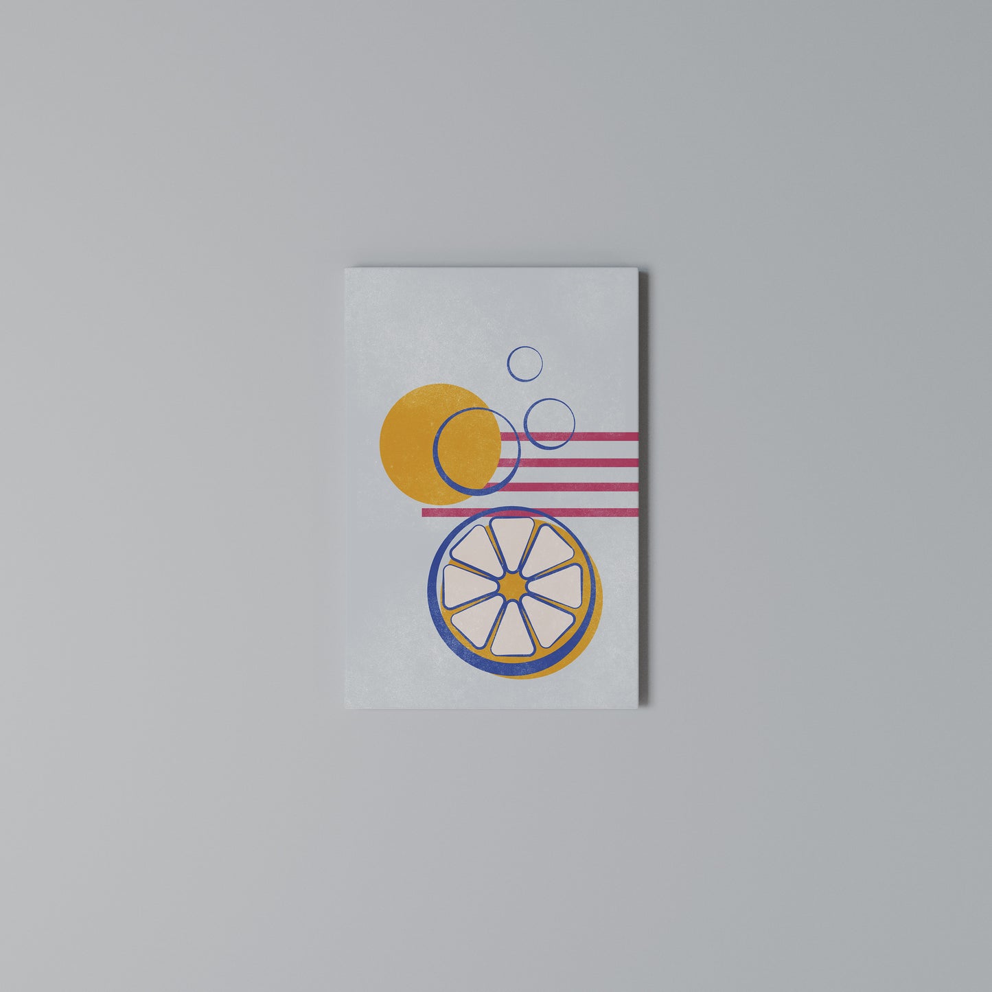 CITRUS SPARK Stampa su Tela Verticale