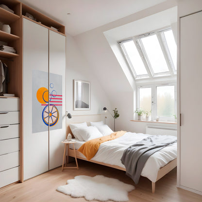 Poster verticale CITRUS SPARK stacca e attacca