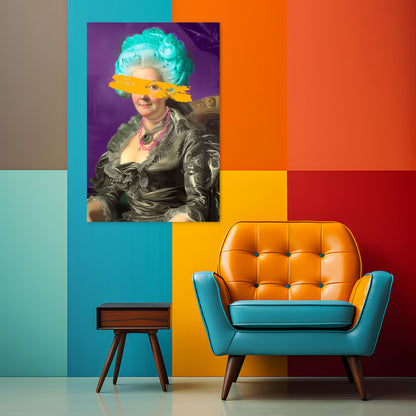 BAROQUE CHIC Stampa su tela verticale