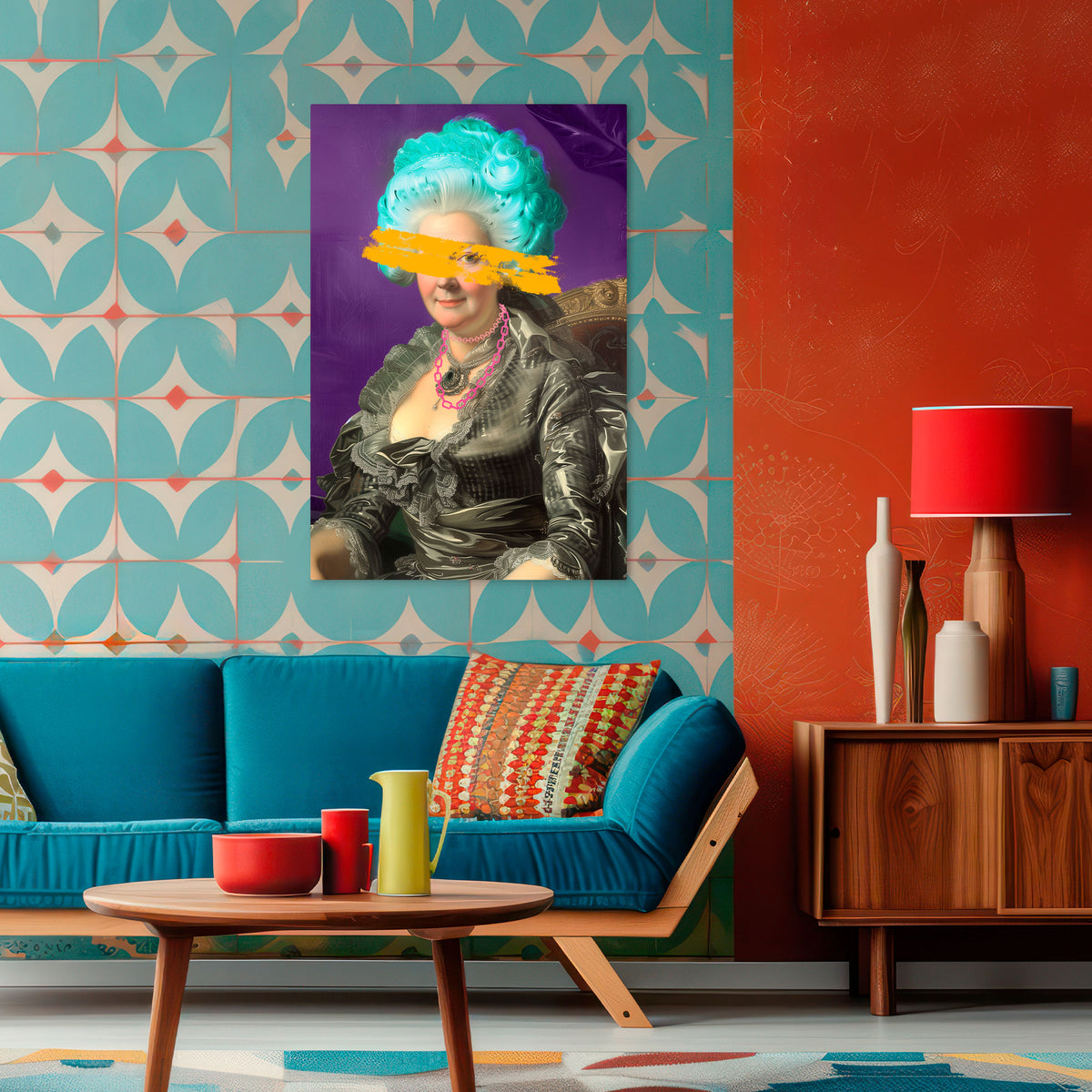 BAROQUE CHIC Stampa su tela verticale