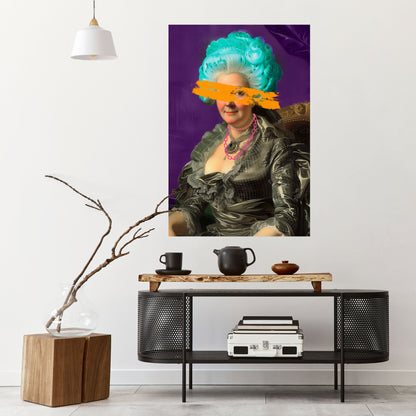 Poster verticale staccabile e attaccabile BAROQUE CHIC