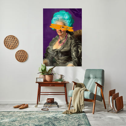 Poster verticale staccabile e attaccabile BAROQUE CHIC