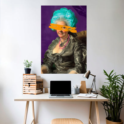 Poster verticale staccabile e attaccabile BAROQUE CHIC