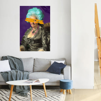 Poster verticale staccabile e attaccabile BAROQUE CHIC