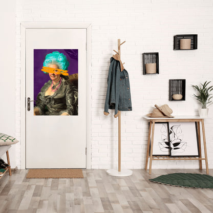 Poster verticale staccabile e attaccabile BAROQUE CHIC