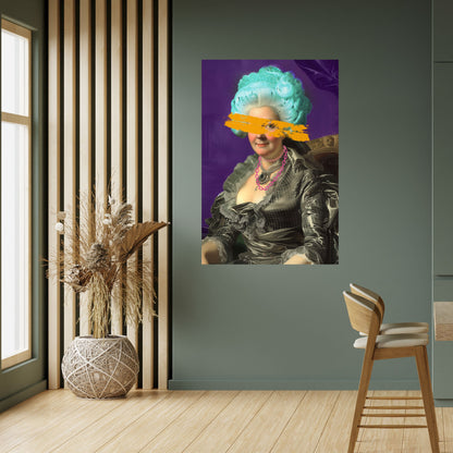 Poster verticale staccabile e attaccabile BAROQUE CHIC