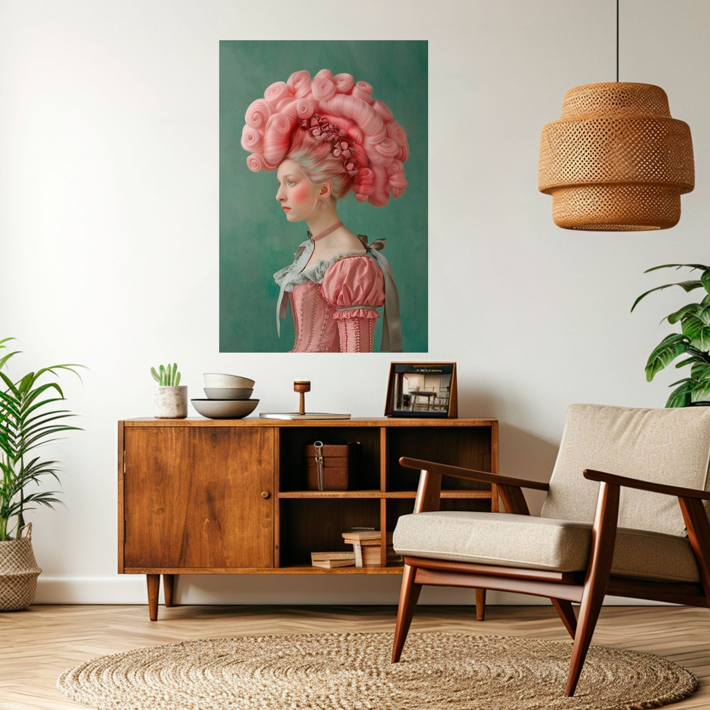 Poster verticale staccabile e attaccabile BAROQUE FUSION