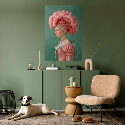 Poster verticale staccabile e attaccabile BAROQUE FUSION